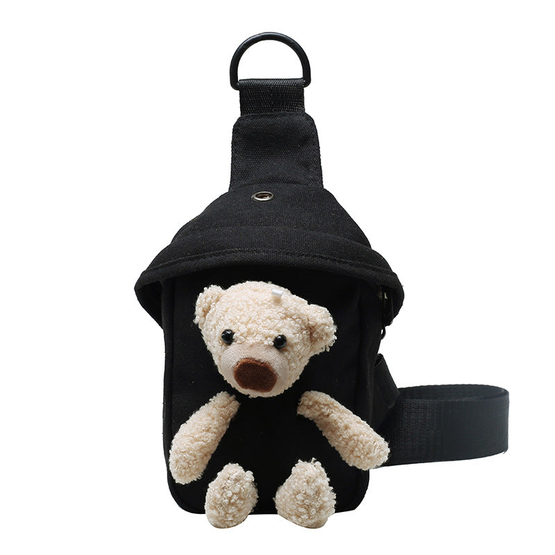 Wholesale Bear Canvas Chest Bag
